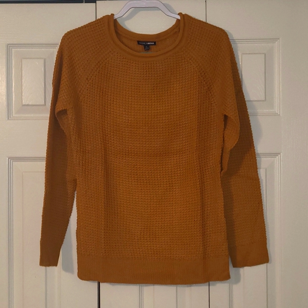 Fashion Nova Waffle Sweater
